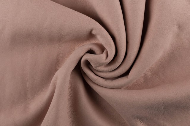 Montone merino jungle double face shearling scamosciato pelo corto rosa